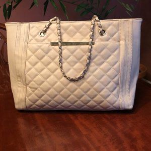 Mossimo Pale Pink Faux Leather Tote